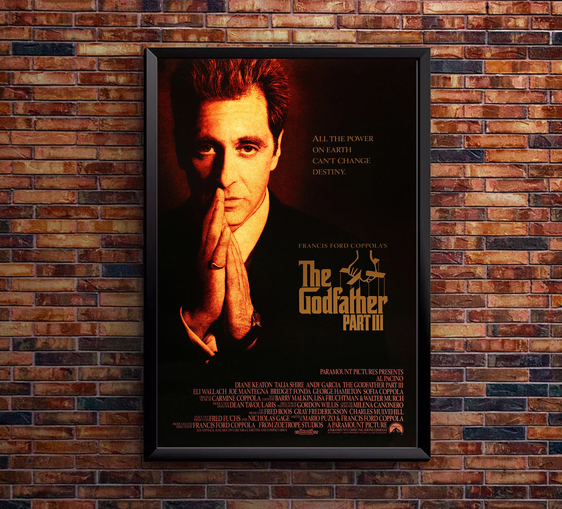 The Godfather Part III 1990 - Al Pacino - US 5 - Classic Movie Poster