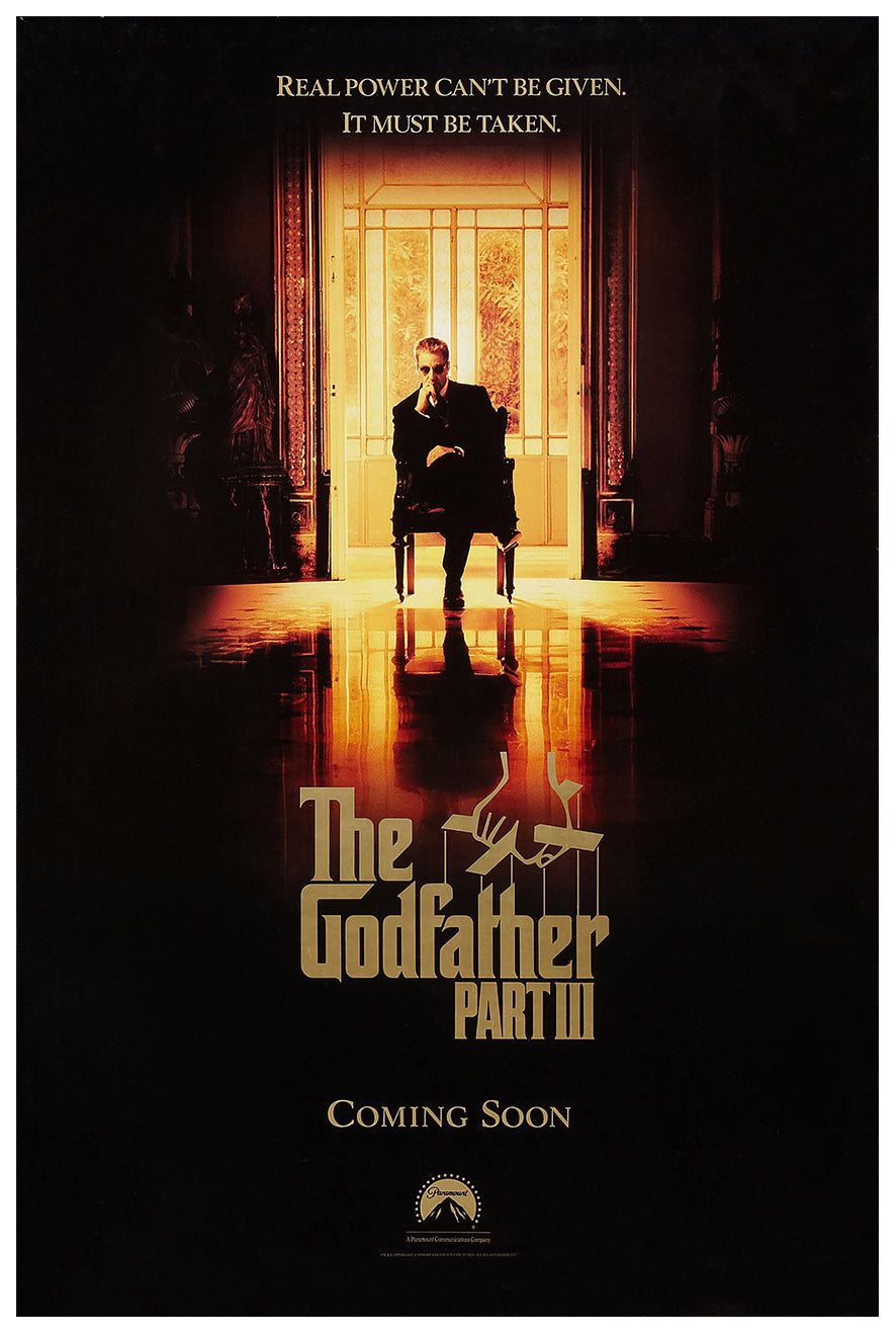 The Godfather Part III 1990 - Al Pacino - US 4 - Classic Movie Poster
