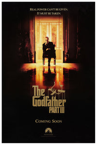 The Godfather Part III 1990 - Al Pacino - US 4 - Classic Movie Poster