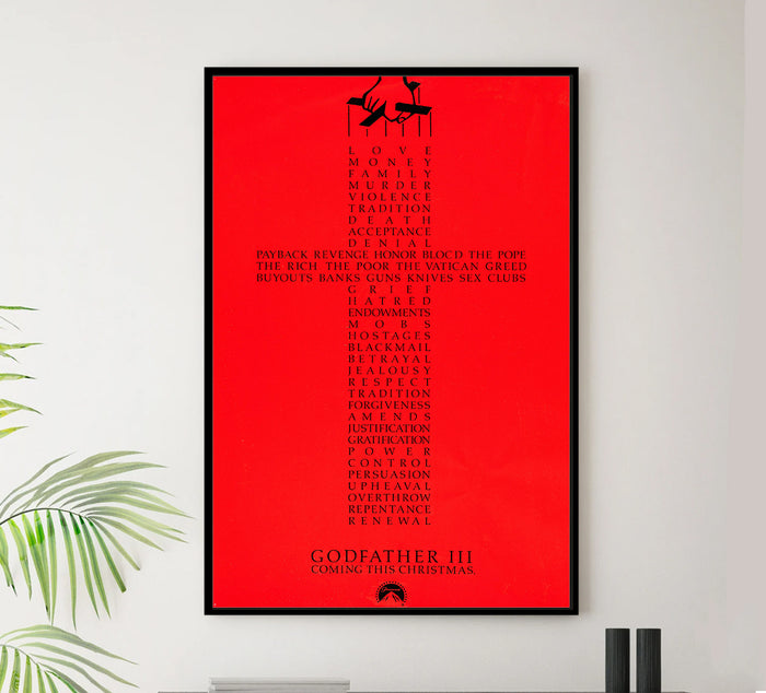 The Godfather Part III 1990 - Al Pacino - US - Classic Movie Poster