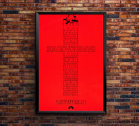 The Godfather Part III 1990 - Al Pacino - US - Classic Movie Poster
