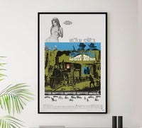 The Good Guys and the Bad Guys 1969 - Robert Mitchum - Vintage Classic Movie Poster