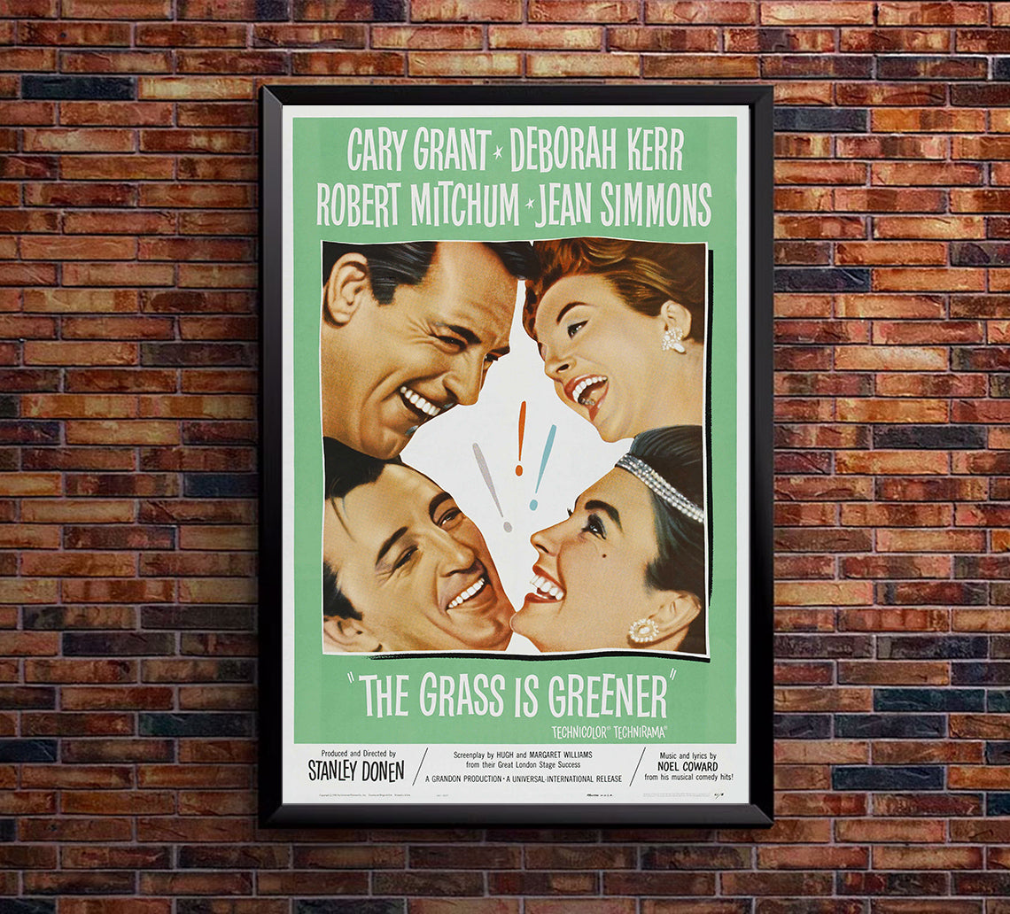 The Grass Is Greener 1960 - Cary Grant - US - Classic Movie Poster