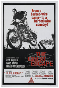 The Great Escape 1963 - Steve McQueen - Australia - Classic Movie Poster