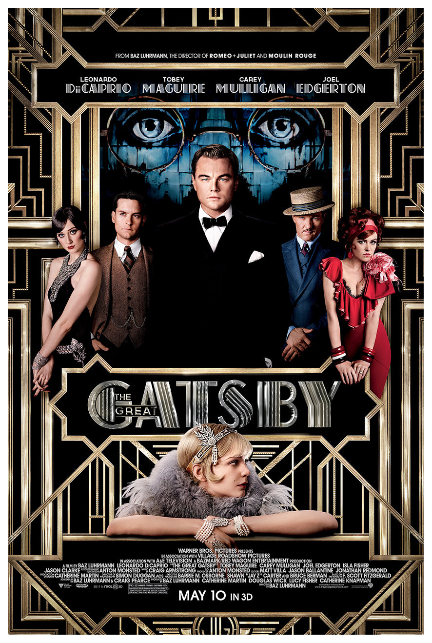 The Great Gatsby 2013 - Classic Movie Poster