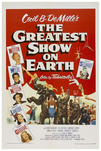 The Greatest Show on Earth 1952 - Charlton Heston - Vintage Classic Movie Poster