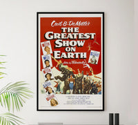 The Greatest Show on Earth 1952 - Charlton Heston - Vintage Classic Movie Poster