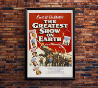 The Greatest Show on Earth 1952 - Charlton Heston - Vintage Classic Movie Poster