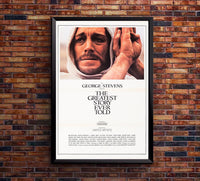 The Greatest Story Ever Told 1965 - Charlton Heston - Vintage Classic Movie Poster