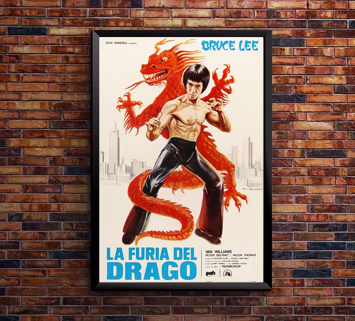 The Green Hornet 1974 - French - Vintage Classic Kung Fu Movie Poster