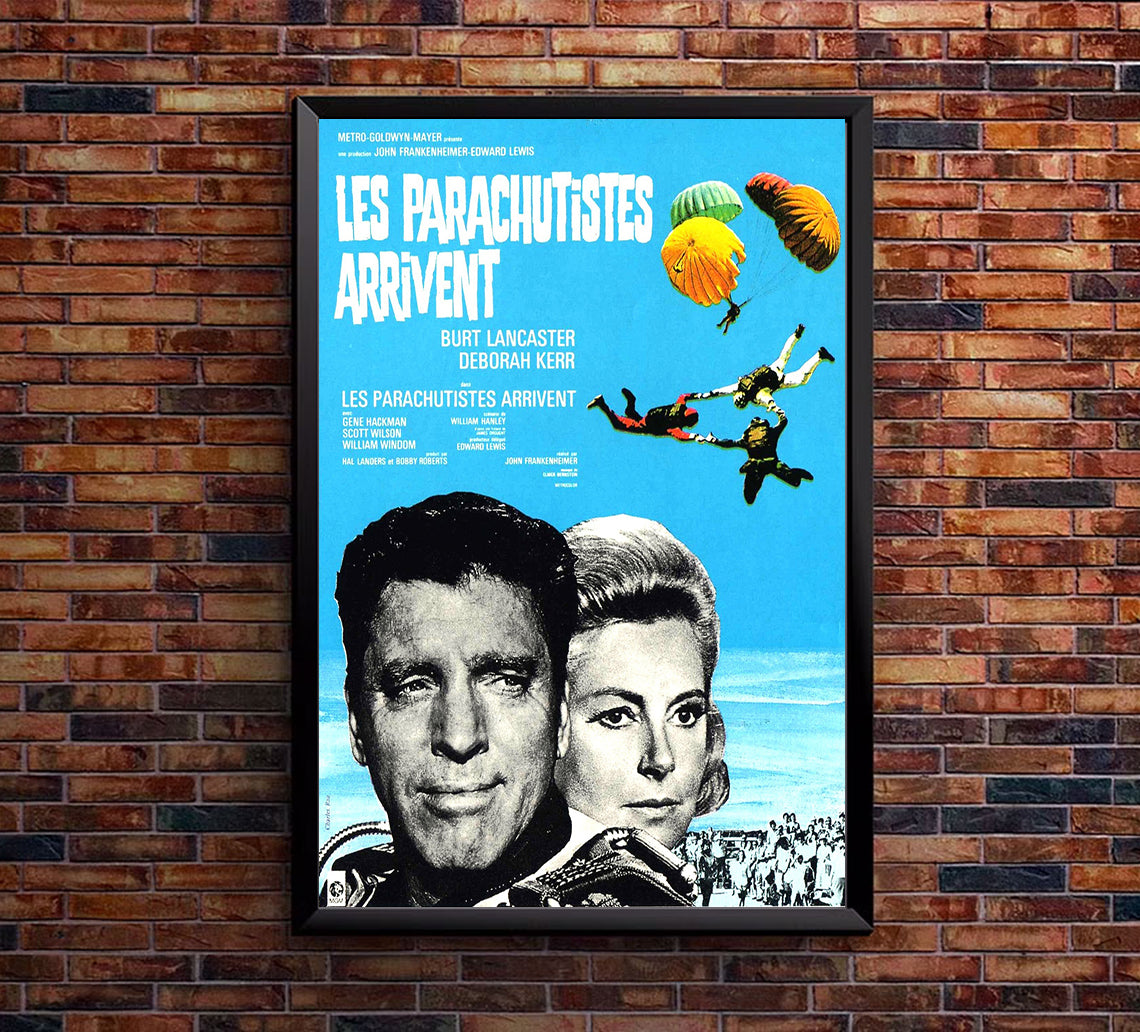 The Gypsy Moths 1969 - Burt Lancaster - France - Classic Movie Poster