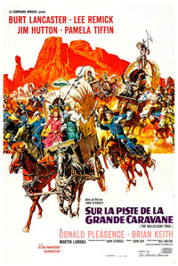 The Hallelujah Trail 1965 - Burt Lancaster - France - Classic Movie Poster