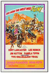 The Hallelujah Trail 1965 - Burt Lancaster - US - Classic Movie Poster