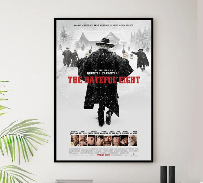 The Hateful Eight 2015 - Teaser v1 - Kane Russell - Vintage Classic Movie Poster