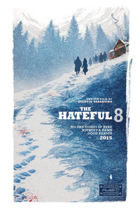 The Hateful Eight 2015 - Teaser v2 - Kane Russell - Vintage Classic Movie Poster