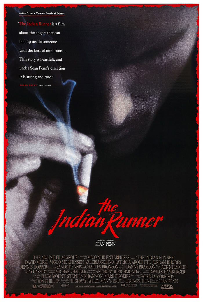 The Indian Runner 1989 - Charles Bronson - US - Classic Movie Poster