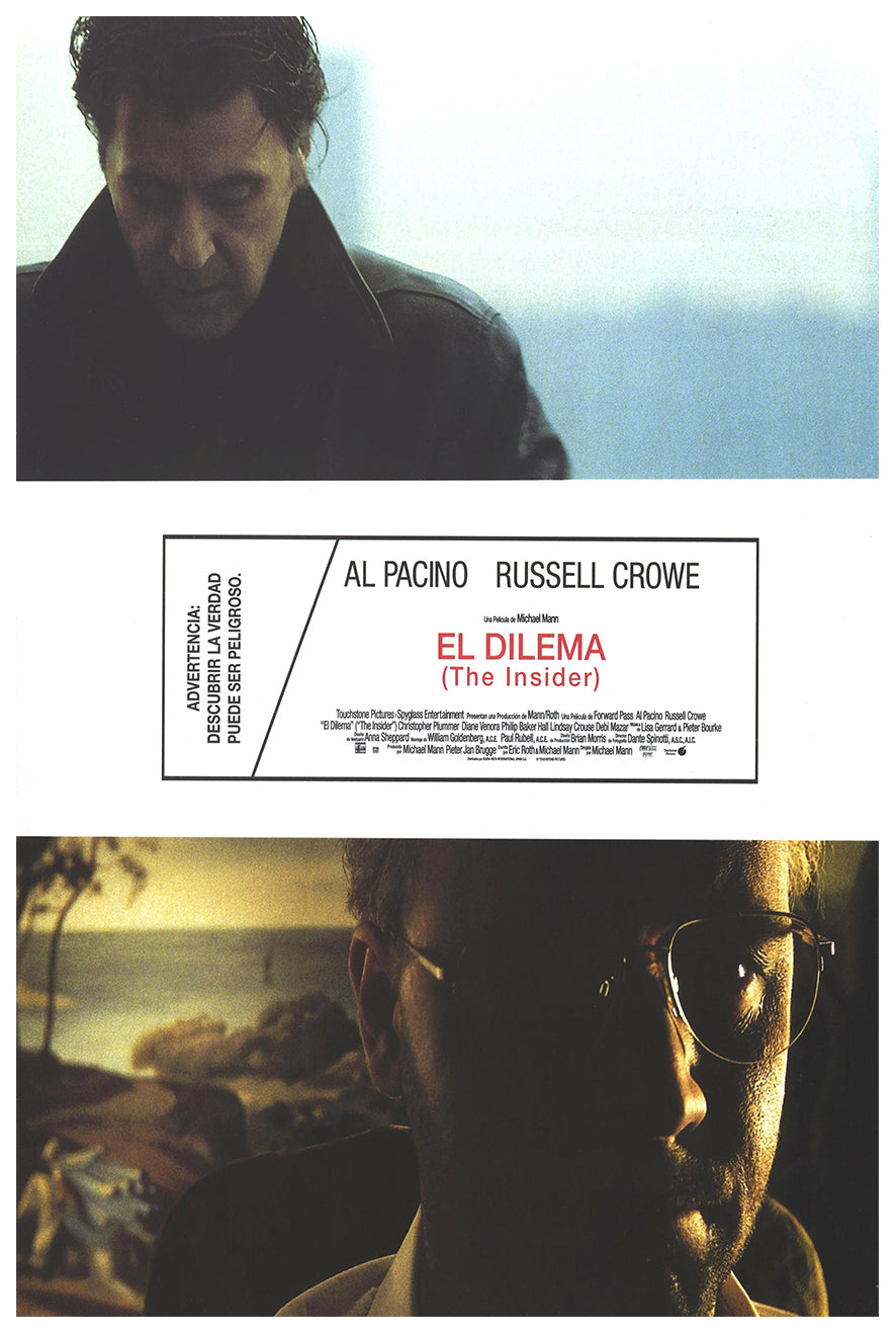 The Insider 1999 - Al Pacino - Spain - Classic Movie Poster