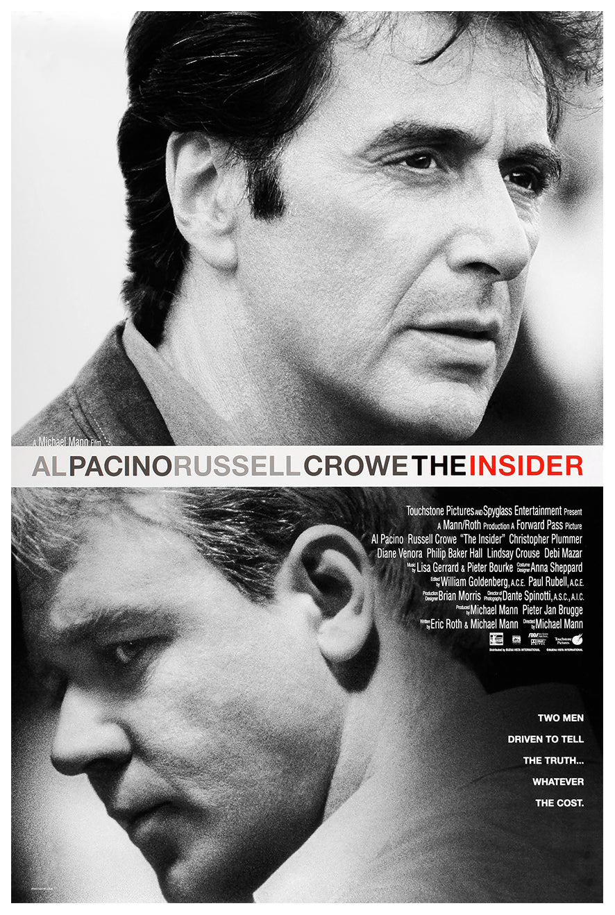 The Insider 1999 - Al Pacino - US - Classic Movie Poster