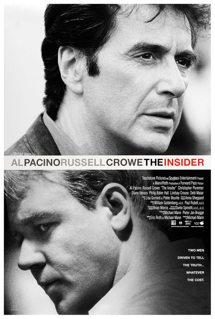 The Insider 1999 - Al Pacino - US - Classic Movie Poster