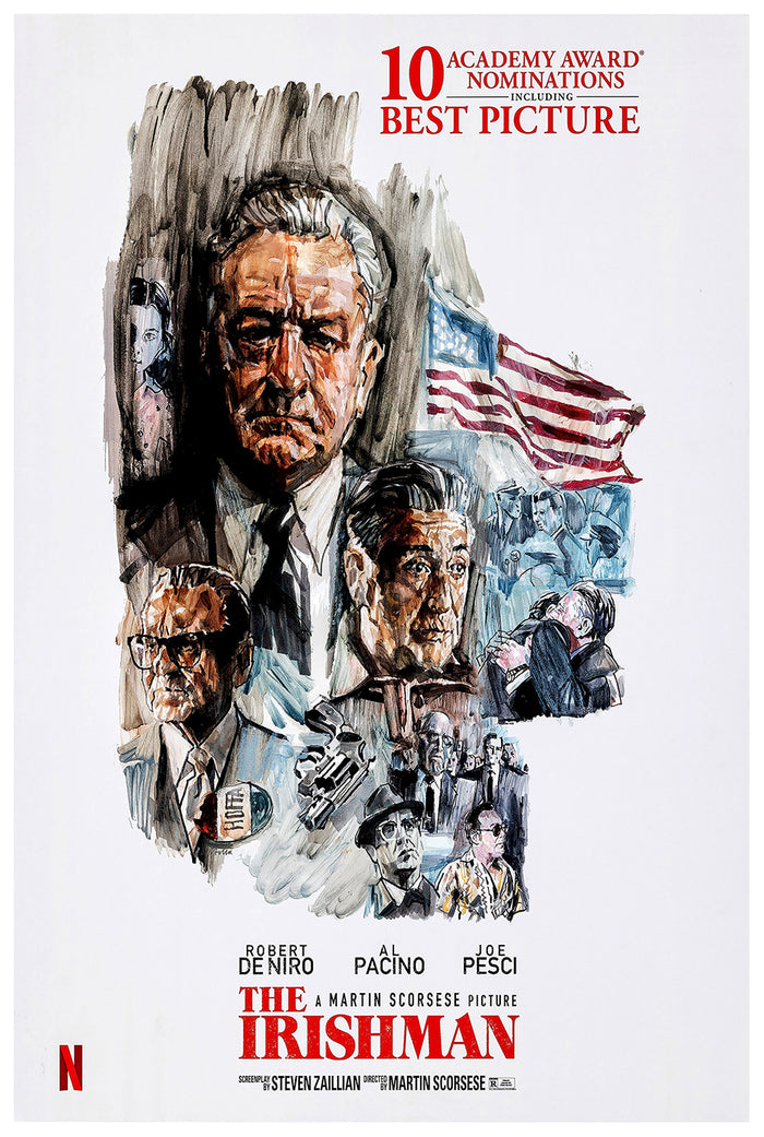 The Irishman 2019 - Al Pacino - US 2 - Classic Movie Poster