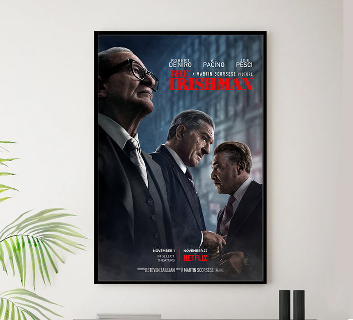 The Irishman 2019 - Al Pacino - US - Classic Movie Poster