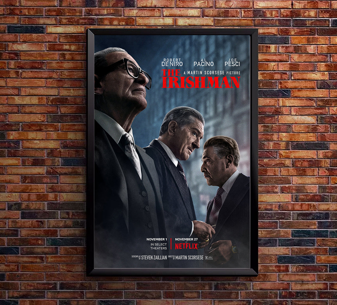 The Irishman 2019 - Al Pacino - US - Classic Movie Poster