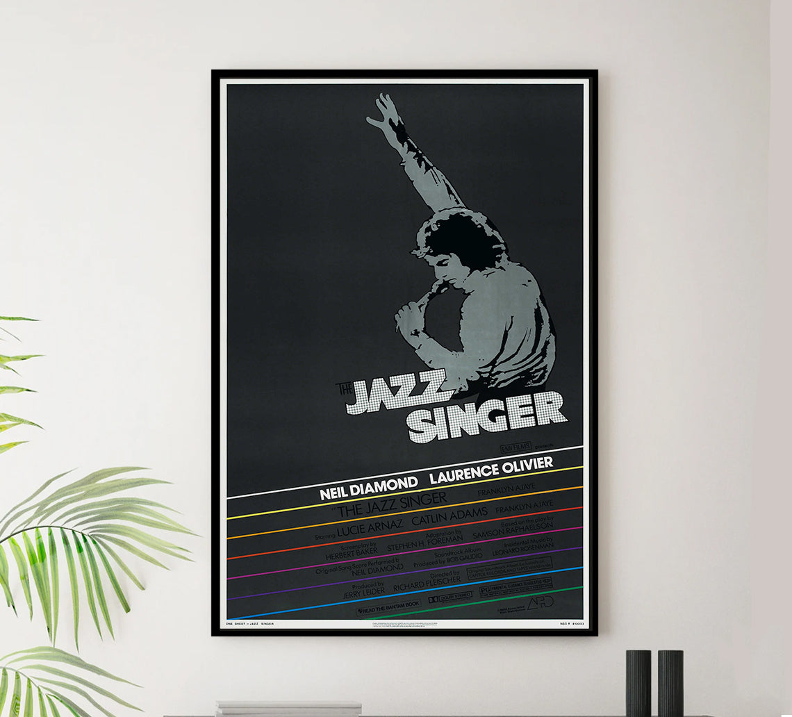 The Jazz Singer 1980 - Laurence Olivier - US 2 - Classic Movie Poster