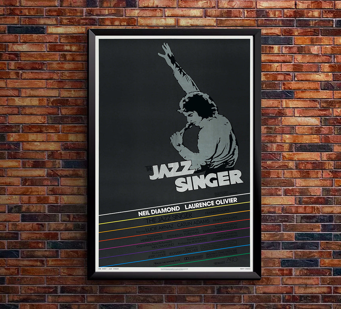 The Jazz Singer 1980 - Laurence Olivier - US 2 - Classic Movie Poster