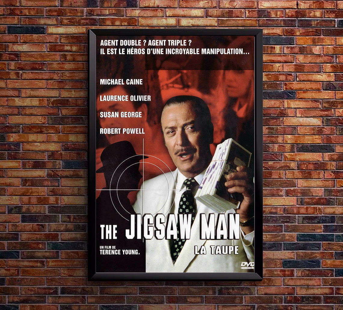 The Jigsaw Man 1983 - Laurence Olivier - France - Classic Movie Poster