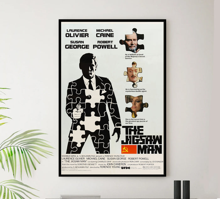 The Jigsaw Man 1983 - Laurence Olivier - US - Classic Movie Poster