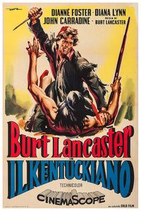 The Kentuckian 1955 - Burt Lancaster - Italy (2) - Classic Movie Poster