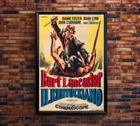 The Kentuckian 1955 - Burt Lancaster - Italy (2) - Classic Movie Poster