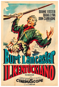 The Kentuckian 1955 - Burt Lancaster - Italy - Classic Movie Poster