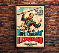 The Kentuckian 1955 - Burt Lancaster - Italy - Classic Movie Poster