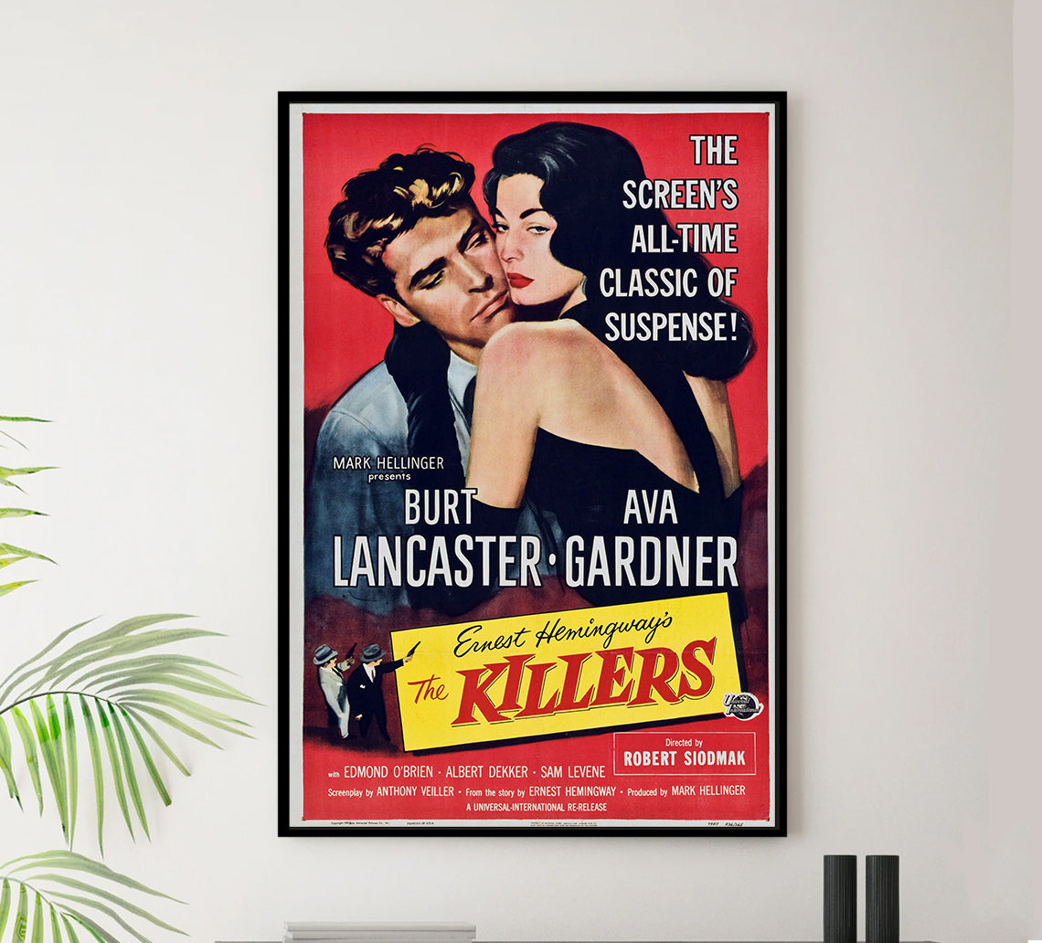 The Killers 1946 - Burt Lancaster - US - Classic Movie Poster