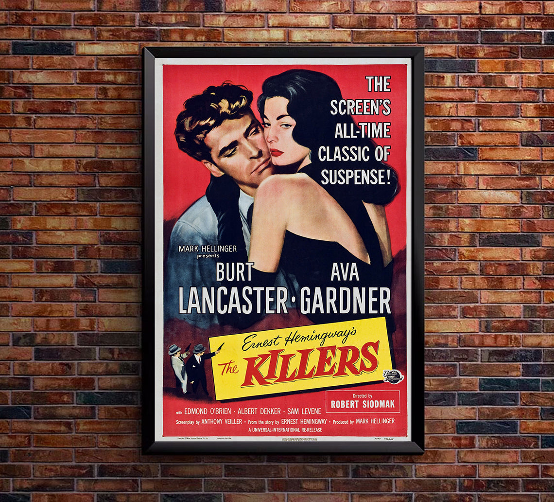 The Killers 1946 - Burt Lancaster - US - Classic Movie Poster