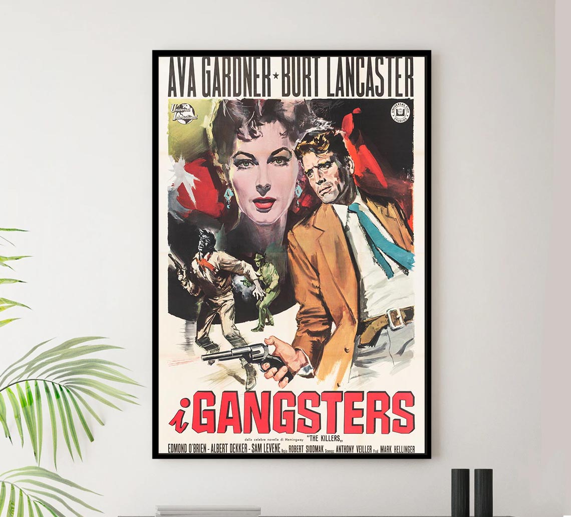 The Killers 1946 - Italian – Vintage Classic Movie Poster