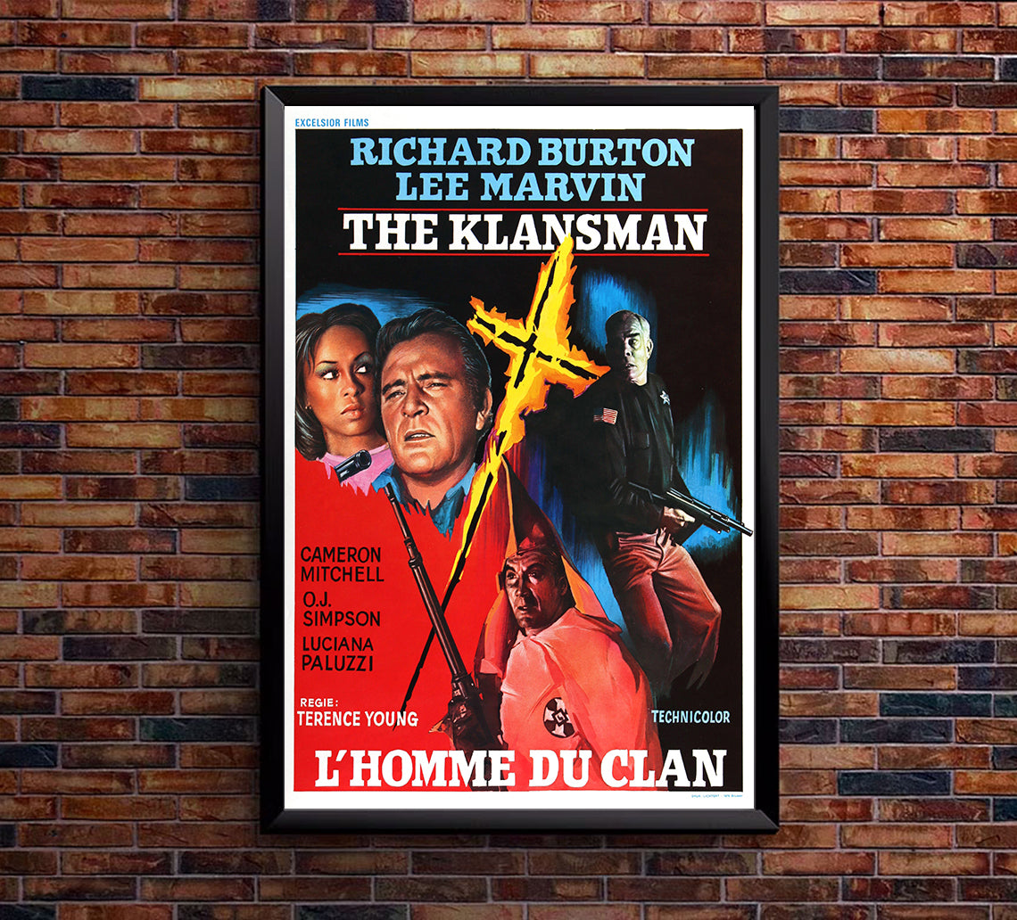 The Klansman 1974 - Richard Burton - Belgium - Classic Movie Poster