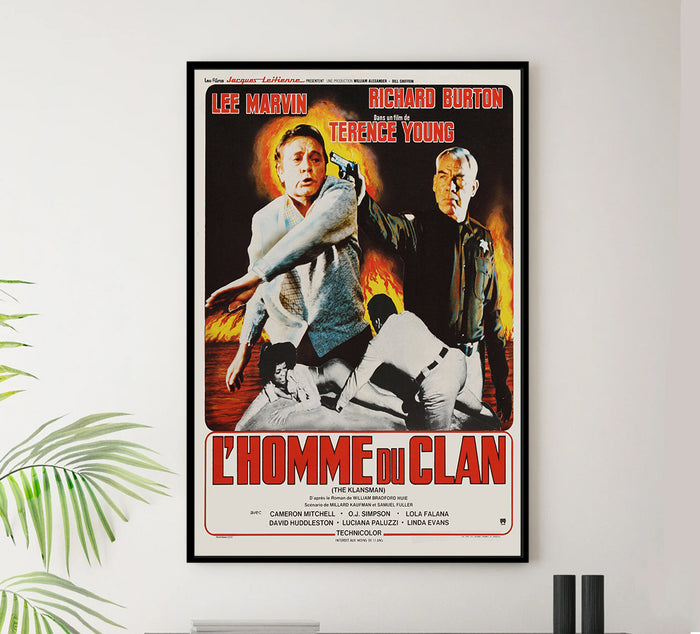 The Klansman 1974 - Richard Burton - France - Classic Movie Poster