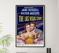 The Las Vegas Story 1952- Jane Russell - Vintage Classic Movie Poster