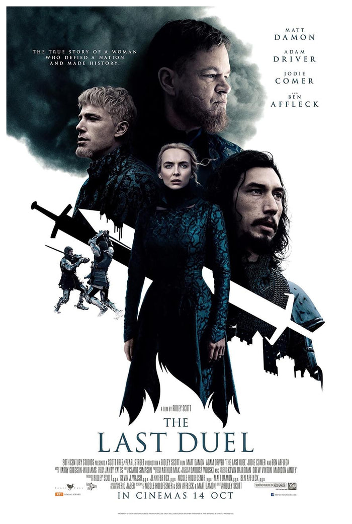 The Last Duel 2021  - Teaser - Classic Movie Poster