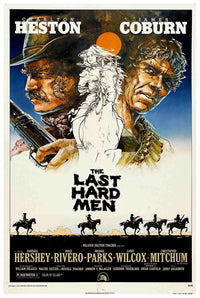 The Last Hard Men 1976 - Charlton Heston - Vintage Classic Movie Poster