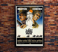 The Last Hard Men 1976 - Charlton Heston - Vintage Classic Movie Poster