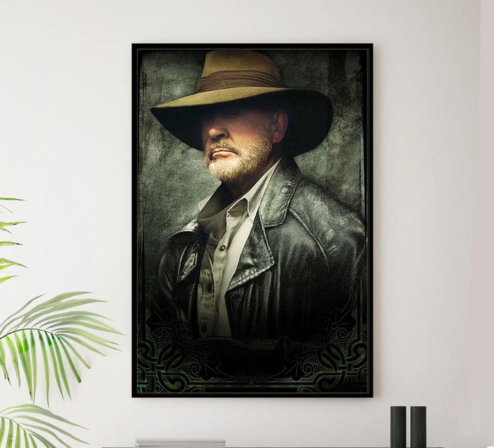 The League of Extraordinary Gentlemen 2003 v2 - Sean Connery - Vintage Classic Movie Poster