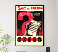 The List of Adrian Messenger 1963 - Burt Lancaster - Italy - Classic Movie Poster