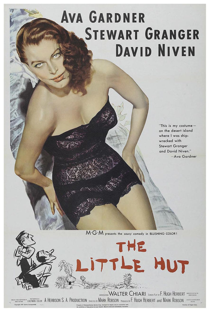 The Little Hut 1957 – Vintage Classic Movie Poster