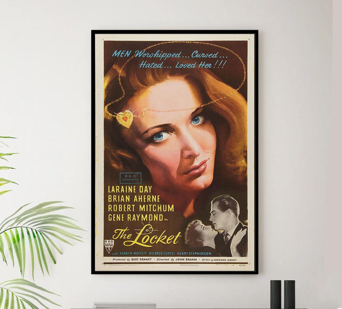 The Locket 1946 - Robert Mitchum - Vintage Classic Movie Poster