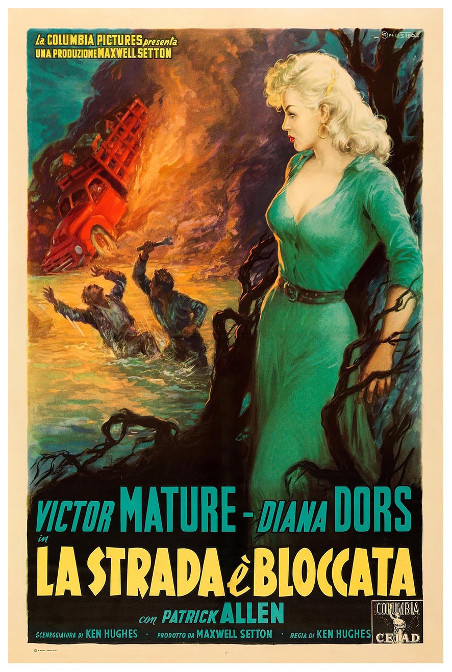 The Long Haul 1957 - Italian v2 - Diana Dors - Vintage Classic Movie Poster