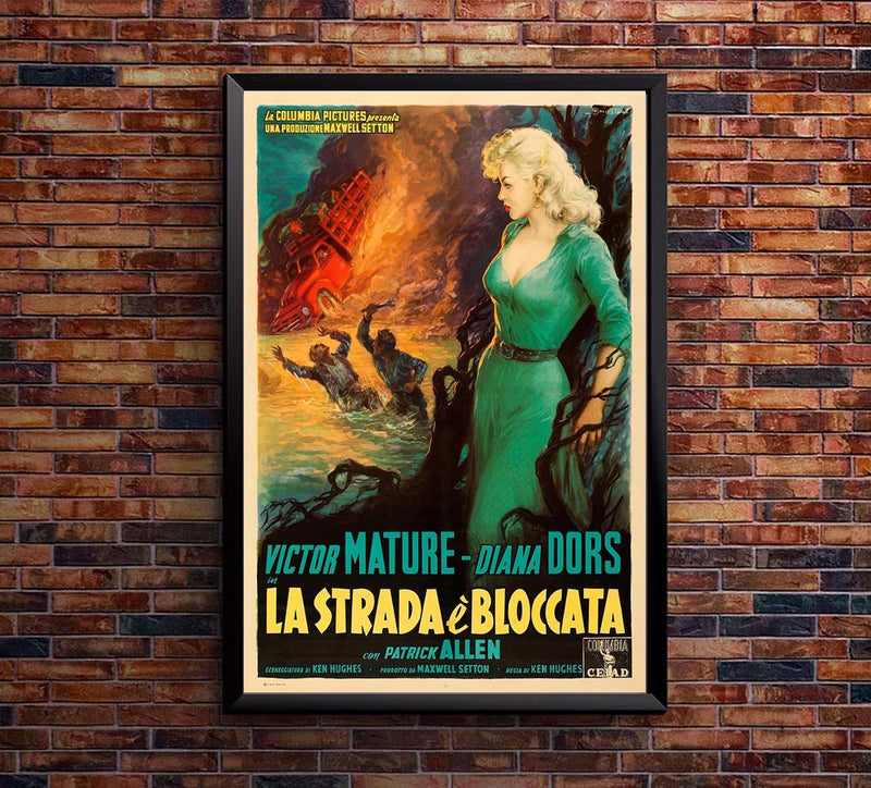 The Long Haul 1957 - Italian v2 - Diana Dors - Vintage Classic Movie Poster