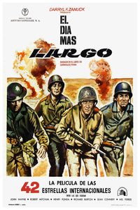 The Longest Day 1962 - Richard Burton - Spain 3 - Classic Movie Poster